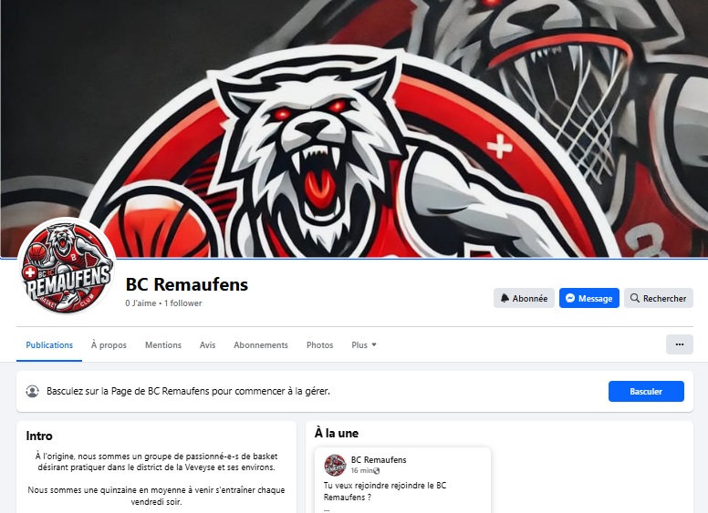✅ Créer une page Facebook